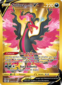 Sulfura de Galar V 183/216 Pokémon Stars Étincelantes