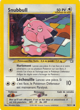 Snubbull 74/111 Pokémon Neo Genesis (N1)