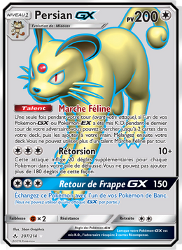 Persian GX 207/234 — Pokémon Alliance Infaillible (UNB)