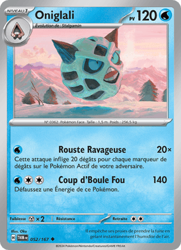 Oniglali 052/226 Pokémon Mascarade Crépusculaire (EV06)