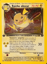 Raichu obscur 83/83 Pokémon Team Rocket (RO)