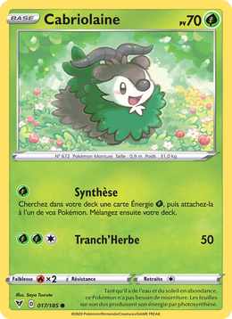 Cabriolaine 17/203 Pokémon Voltage Éclatant