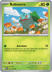Bulbizarre 001/188 Pokémon Méga-Évolution (ME01)