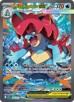 Méga-Aligatueur-ex - Mega Feraligatr ex - Héros Transcendants 274