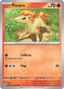 Ponyta 077/207 Pokémon 151 (MEW)