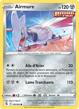 Airmure 182/284 Pokémon Poing de Fusion (FST)