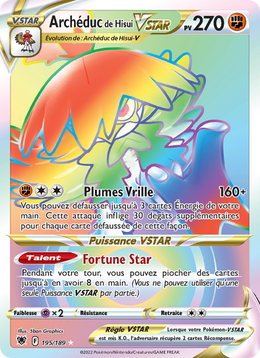Archéduc de Hisui VSTAR 195/246 — Pokémon Astres Radieux (ASR)