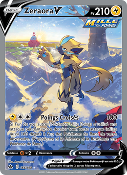 Zeraora V 166/233 — Pokémon Règne de Glace (CRE)