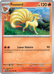 Feunard 027/226 Pokémon Mascarade Crépusculaire (EV06)