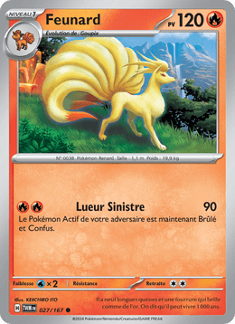 Feunard 027/226 Pokémon Mascarade Crépusculaire (EV06)