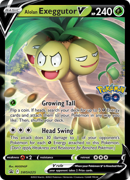 Noadkoko d'Alola V SWSH225/PROMO — Pokémon Promo Épée et Bouclier (SWSHP)