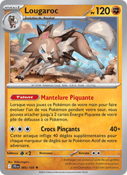 Lougaroc 085/190 Pokémon Aventures Ensemble (EV09)