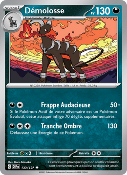 Démolosse 133/230 Pokémon Flammes Obsidiennes (EV03)