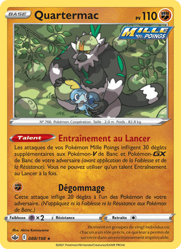 Quartermac 88/233 Pokémon Règne de Glace (CRE)