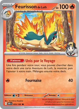 Feurisson de Luth 033/244 Pokémon Rivalités Destinées (EV10)