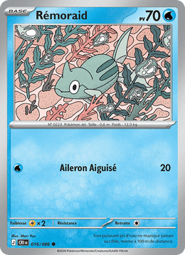 Rémoraid 016/122 Pokémon Chaos Ascendant (ME04)