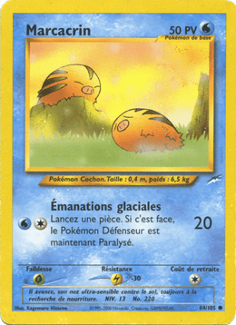 Marcacrin 84/113 Pokémon Neo Destiny (N4)