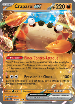 Craparoi-ex - Klawf ex - Flammes Obsidiennes 120