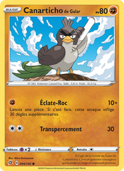 Canarticho de Galar 94/209 Pokémon Clash des Rebelles