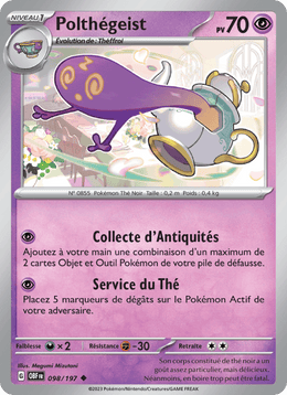 Polthégeist 098/230 Pokémon Flammes Obsidiennes (EV03)
