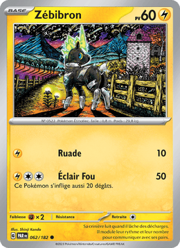 Zébibron 062/266 Pokémon Faille Paradoxe (EV04)
