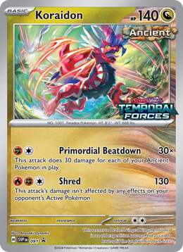 Koraidon 091/PROMO — Pokémon Promo Écarlate et Violet (SVP)