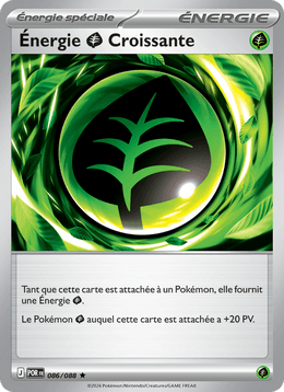 Énergie Grass Croissante 086/124 Pokémon Équilibre Parfait (ME03)