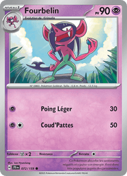 Fourbelin 072/190 Pokémon Aventures Ensemble (EV09)