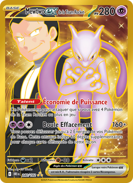 Mewtwo-ex de la Team Rocket - Team Rocket's Mewtwo ex - Rivalités Destinées 240
