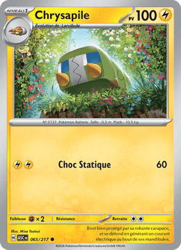 Chrysapile 065/295 Pokémon Héros Transcendants (ME2.5)