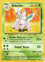 Nidorino 37/102 Pokémon Set de Base (BS)