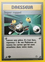 Super rappel 98/111 Pokémon Neo Genesis (N1)