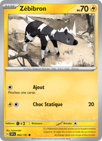 Zébibron 062/252 Pokémon Étincelles Déferlantes (EV08)