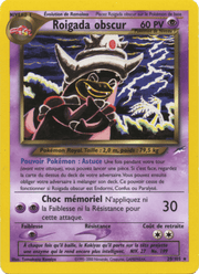 Roigada obscur 20/113 Pokémon Neo Destiny (N4)