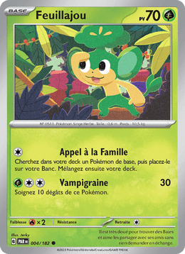 Feuillajou 004/266 Pokémon Faille Paradoxe (EV04)