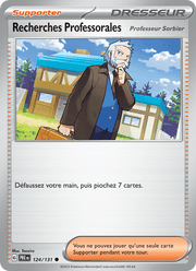 Recherches Professorales 124/180 Pokémon Évolutions Prismatiques (EV8.5)