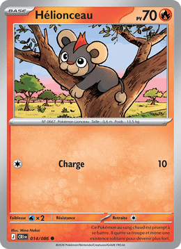 Hélionceau 014/122 Pokémon Chaos Ascendant (ME04)