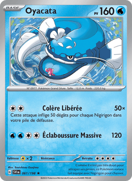 Oyacata 061/258 Pokémon Écarlate et Violet (EV01)