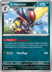Scalpereur 134/258 Pokémon Écarlate et Violet (EV01)