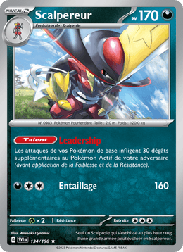 Scalpereur 134/258 Pokémon Écarlate et Violet (EV01)