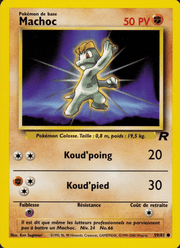 Machoc 59/83 Pokémon Team Rocket (RO)