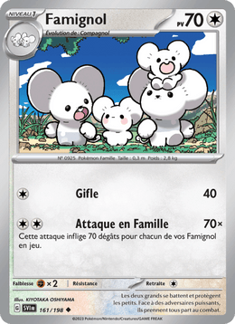 Famignol 161/258 Pokémon Écarlate et Violet (EV01)