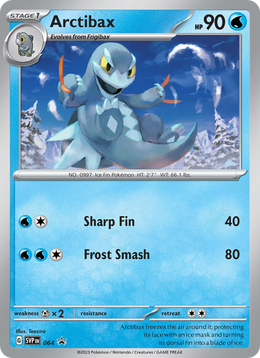 Cryodo 064/PROMO — Pokémon Promo Écarlate et Violet (SVP)