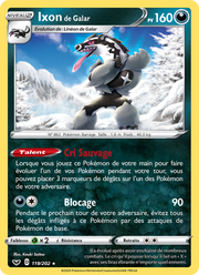 Ixon de Galar 119/216 Pokémon Épée et Bouclier