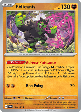 Félicanis 111/226 Pokémon Mascarade Crépusculaire (EV06)