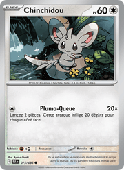 Chinchidou 075/172 Pokémon Foudre Noire (BLK)