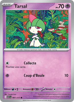 Tarsal 087/295 Pokémon Héros Transcendants (ME2.5)