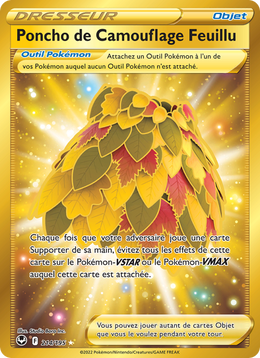 Poncho de Camouflage Feuillu 214/245 — Pokémon Tempête Argentée (SIT)