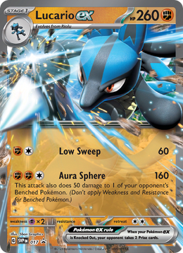 Lucario-ex 017/PROMO — Pokémon Promo Écarlate et Violet (SVP)