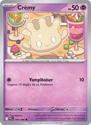 Crèmy 043/130 Pokémon Flammes Fantasmagoriques (ME02)